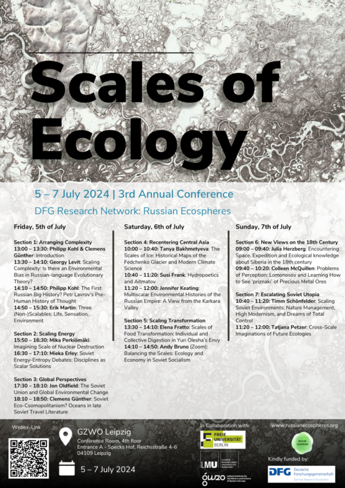 3rd Annual Conference: Scales of Ecology